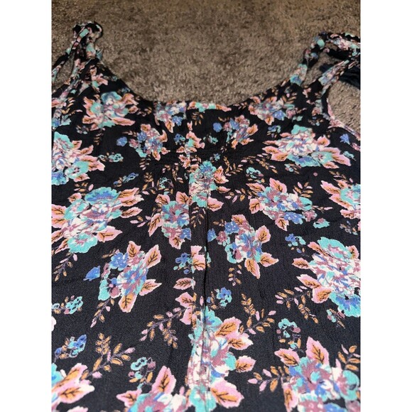 Volcom grey floral dress - Picture 2 of 6